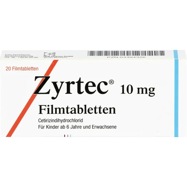 ZYRTEC 10 mg Filmtabletten 20 St